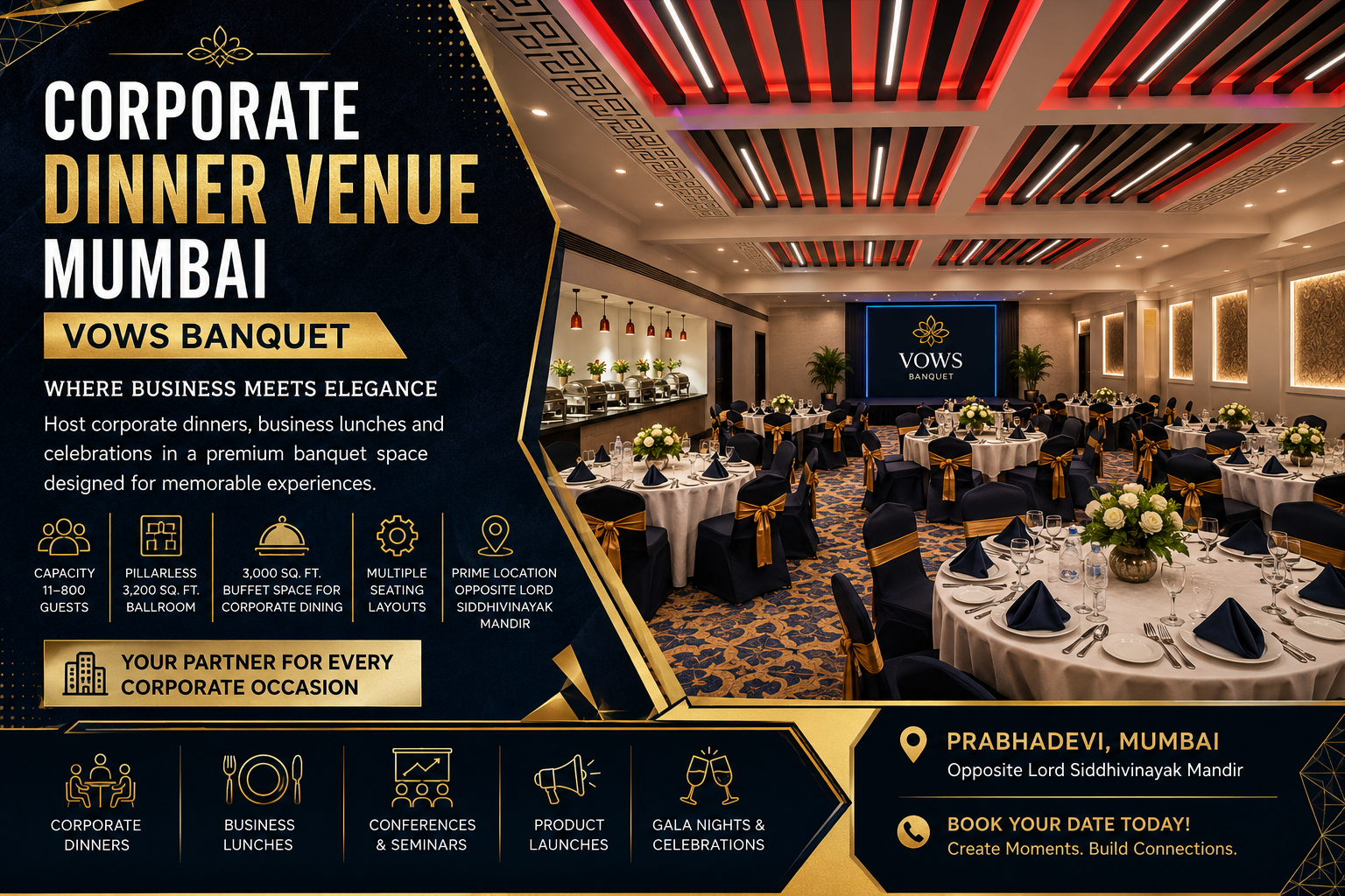 Corporate Dinner Venue Mumbai